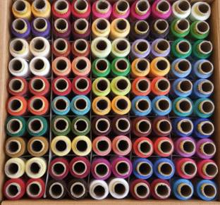 Vardhman Thread Shade H-195, original Vardhman brand sewing thread, Set of 100 in A Box, 180 MTS Each Spool Thread