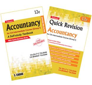Tulsians Accountancy: For CA Intermediate Course (Group I) with Quick Revision ( 2 Books combo)-12e