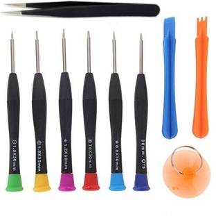 WOWSOME 10 in 1 Professional Cell Phone Screwdriver Set Repair Opening Tool Kit With Tweezer for i6/ 6S/ iPhone 5/ 5S/ Mobile Phone Precision Screwdriver Set