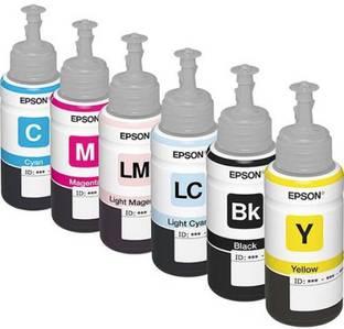 Epson L800 Black + Tri Color Combo Pack Ink Cartridge