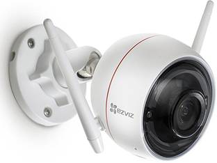 EZVIZ  Husky Air C3W (ezGuard) HD 720P Outdoor Waterproof Smart Wi-Fi Camera Integrated Siren and Strobe Light works with IFTTT Smart Security Camera