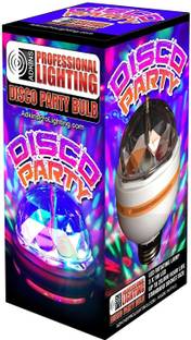 VOLTegIC ® LED Disco Party Bulb, Disco Light, DJ Light for Party's, Chrystal Ball Effect Single Disco Ball