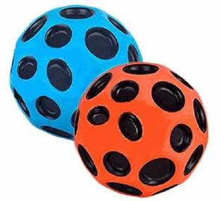 Bestie Toys Moon Bounce Ball Set (Multicolour) - 2 Pieces Crazy Ball