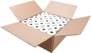 MME 57mmx25mtr.(2inch) Cash Register/billing machine/pos machine/Card Swipe Machine Thermal paper roll set of 50 Thermal Cash Register Paper