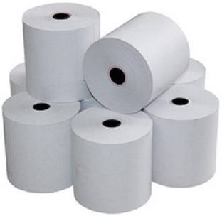MME 57mmx25mtr.(2inch) Cash Register/billing machine/pos machine/Card Swipe Machine Thermal paper roll set of 10 Thermal Cash Register Paper