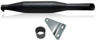 Dhe Best Red rooster/Redrooster Full Black Glasswool/Filter Exhaust Silencer Royal Enfield Classic Royal Enfield Classic Full Exhaust System