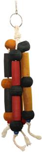 Eshan Pet Products Wooden Bird Swing Cage Toy Hammock Hanging Bird Play Stand