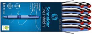 schneider ONE Hybrid N 0.3mm, Red, Box of 10 (183402) Roller Ball Pen