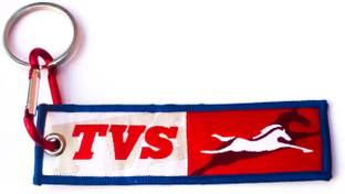 TVS Double Sided bike with lock Key Chain