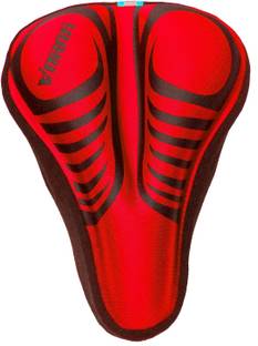 AlexVyan Heavy Extra Soft Red Gel Silicone Cycle Cushion Pad Confort Bicycle Seat Cover Free Size