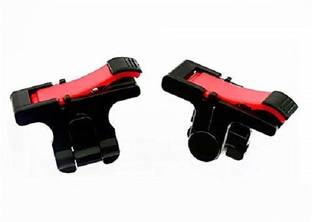 GADGETSWRAP Mobile Phone Gamepad Gaming Trigger for pubg ROS Fire Shooter Controller Button Aim Key L1 R1 (Red)  Gaming Accessory Kit
