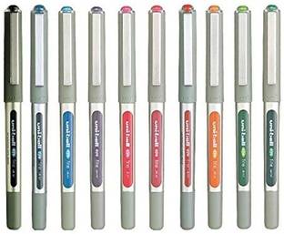 uni-ball Eye Roller Pen 157 Set Of 10 Multi color Ball Pen