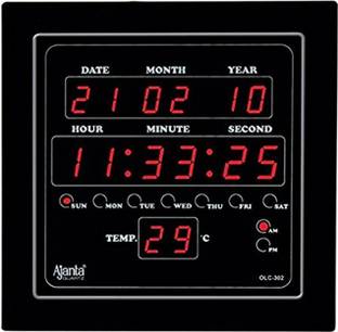 AJANTA Digital 5 cm X 30 cm Wall Clock