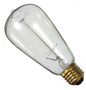 PR Prashant 40 W Basic Round ES27 Decorative Bulb