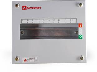 ALIVESMART Single Door 10 Way MCB BOX Distribution Board