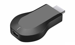 MOBILZA Black USB WiFi Adaptors/Dongle with HDMI-USB Output for All LCD | LED | Smart TV Full HD TV Stick Media Streaming Device