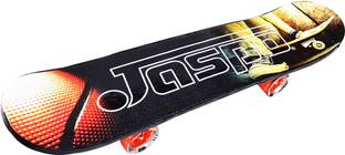 Jaspo 27"x 7" Wooden Skateboard 9 inch x 9 inch Skateboard