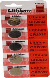 SOMETHING4U 5 pcs CR2032 3V Lithium Coin Cell Battery  Camera Battery Charger