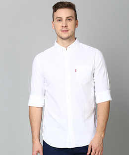 mens white levi shirt