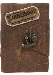 CRAFT CLUB 100% Handmade recycled Cotton paper Journal (Finished Leather Journal) Regular Journal Unruled 200 Pages