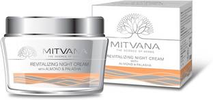 Mitvana Revitalising Night Cream 50g with Almond & Palash