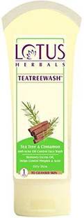 LOTUS HERBALS Tea Tree & Cinnamon Anti Acne Oil Control Face Wash
