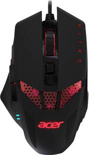Acer Nitro Wired Ambidextrous Optical  Gaming Mouse