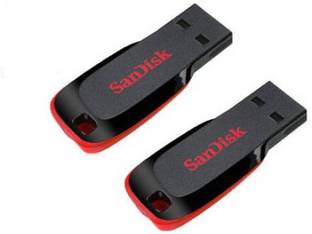 SanDisk Cruzer Blade set of 2 32 GB Pen Drive Compatible with Desktop Computer USB 2.0 Plastic Case