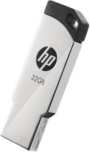 HP 32 GB METTAL PENDRIVE 32 GB Pen Drive Compatible with Netbook, Gaming Console, Desktop Computer, Tablet, Audio Player, Television, Laptop USB 2.0 Metal Case