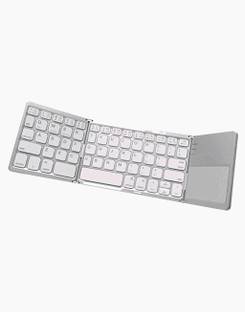 OWO Mini Foldable Touch 3.0 Bluetooth B033 Bluetooth Handheld Multi-device Keyboard Compatible with Desktop, Laptop, Mac
