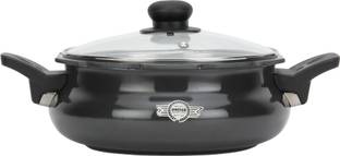 United SMART (Cooker+Strainer+Server) Hard Anodized 3 L Outer Lid Induction Bottom Pressure Cooker