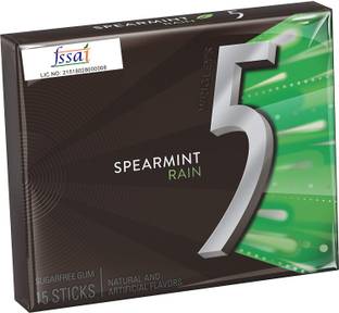 Wrigleys 5 Rain Spearmint Chewing Gum