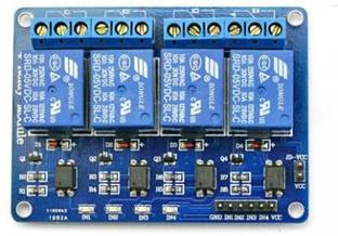 Easy Electronics 4 Channel 5V Relay Module with Optocoupler ( Relay Control for Arduino DSP AVR PIC ARM) Miscellaneous Electronic Hobby Kit