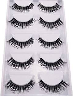 Bluelans 5 Pairs Thick Fake Eye Lash False Eyelashes Extension Makeup