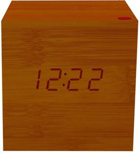 Adonai Digital Brown Clock