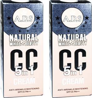 ads Natural White Skin Beauty 5in1 CC Cream-A1678-02 Pack of 2
