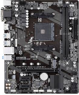 GIGABYTE GA-A320M-S2H AM4Socket Micro-ATX AMD A85X Chipset DDR4 Motherboard for Desktop