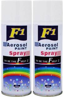 F1 Aerosal Spray paint White Spray Paint 450 ml