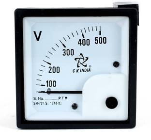 CKINDIA 72 MM AC 500 VOLT METER Voltmeter