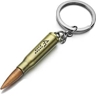 PARRK Collections Thick Bullet Ring Locking Key Chain