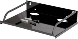 Angelware Set Top Box / DTH Stand - Wall Mount / Wifi Router Steel Wall Shelf