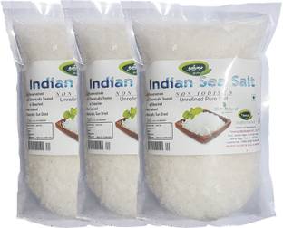THANJAI NATURAL Thanjai Natural's Indian Non Iodised Sea Salt 3KG Traditionally Made 100% Natural Sea Salt