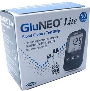 Gluneo Lite Lite 50 Glucometer Strips