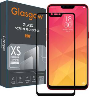 Glasgow Edge To Edge Tempered Glass for OPPO A5, Oppo A3s, Realme 2, Realme C1, Realme C1