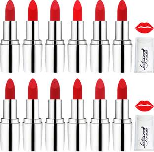 Lady FASHION Red,Redish Orange Lipstick Combo