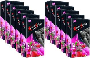 Kamasutra Ten Excite STRAWBERRY Condom