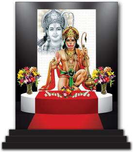 Vprint Hanuman Ji Car Dashboard idols Figurine Showpiece Decorative Showpiece  -  12 cm