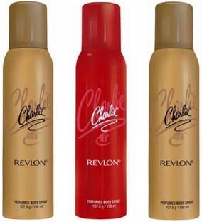 Revlon CHARLIE GOLD DEODORANT 150 ML + CHARLIE RED DEODORANT 150 ML Deodorant Spray  -  For Men & Women