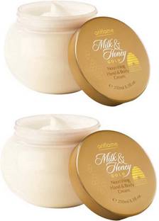 Oriflame Sweden two Milk & Honey Gold Nourishing Hand & Body Cream 250 ml
