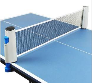 TIMA Hi-Quality and Innovative Retractable Table-Tennis Net with Adjustable Length and Push Clamps – Portable and Fits Most Tables Table Tennis Net